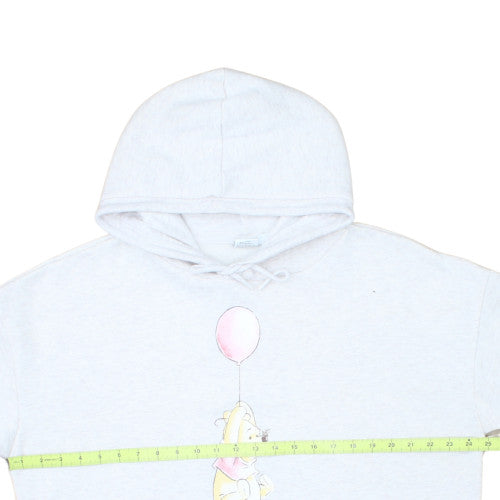 Primark Disney Womens White Pullover Hoodie L Winnie the Pooh Design