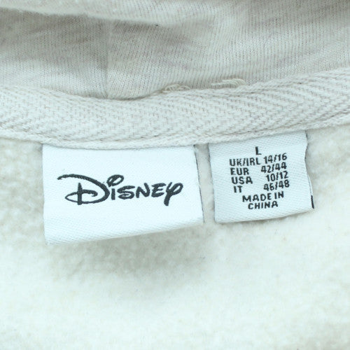 Primark Disney Womens White Pullover Hoodie L Winnie the Pooh Design