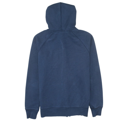 Carhartt Men's Navy Blue Full Zip Hoodie Size M Cotton Blend