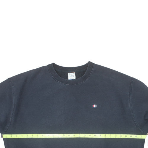 Champion Men's Navy Blue Sweatshirt XL Crew Neck Pullover Fleece