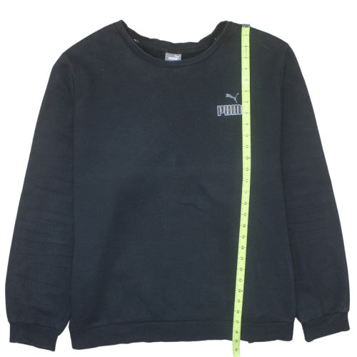 Puma Mens Black 3XL Pullover Crew Neck Sweatshirt