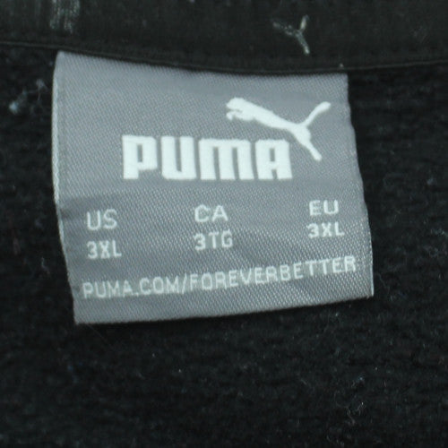 Puma Mens Black 3XL Pullover Crew Neck Sweatshirt