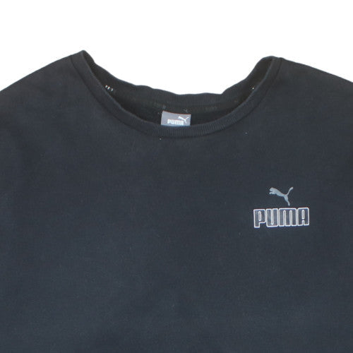 Puma Mens Black 3XL Pullover Crew Neck Sweatshirt