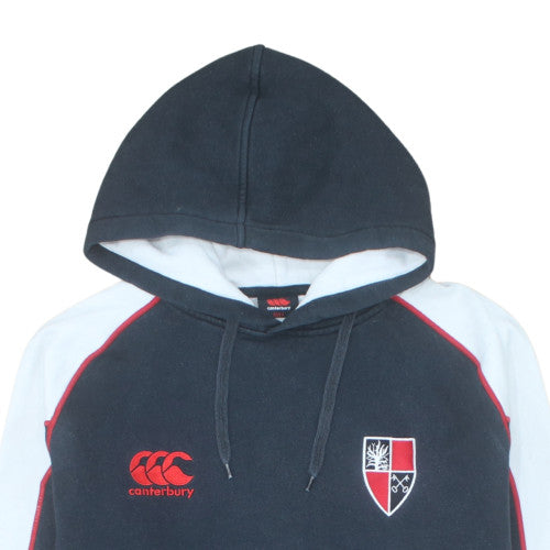 Canterbury Mens Black L Pullover Rugby Hoodie with Logo