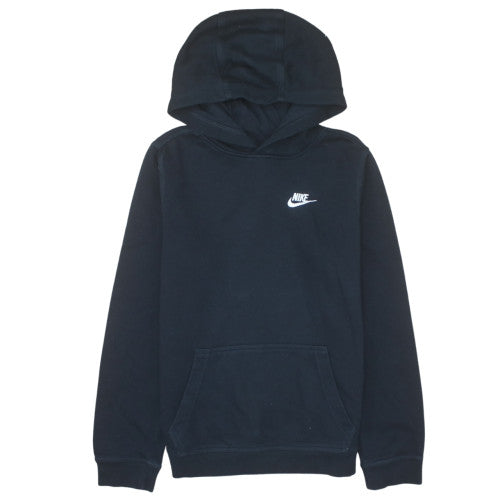 Nike Boys Black Pullover Hoodie XL Fleece Lined Casual Sweatshirt