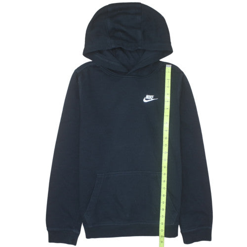 Nike Boys Black Pullover Hoodie XL Fleece Lined Casual Sweatshirt
