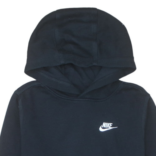 Nike Boys Black Pullover Hoodie XL Fleece Lined Casual Sweatshirt