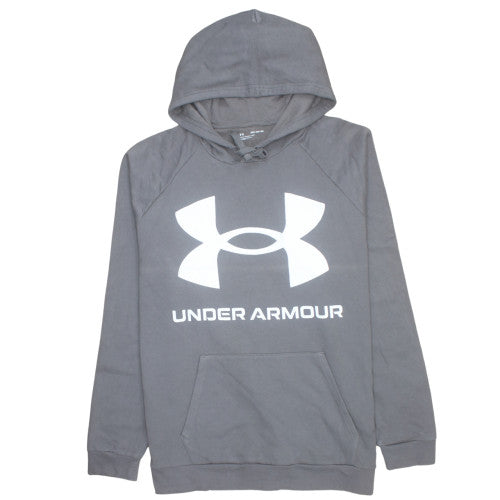 Under Armour Men's Grey 4XL Pullover Hoodie with Logo