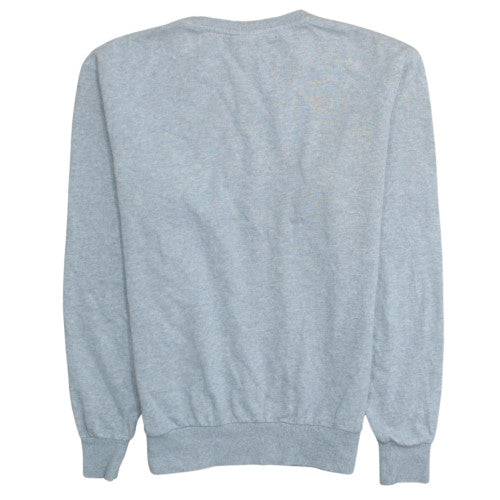 Ellesse Mens Grey Pullover Sweatshirt M Crew Neck Logo Sports Top