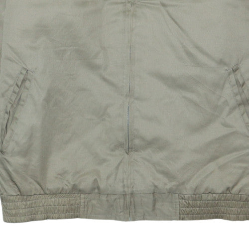 Tommy Hilfiger Men's Beige Cotton Lined Zip-Up Jacket Size L