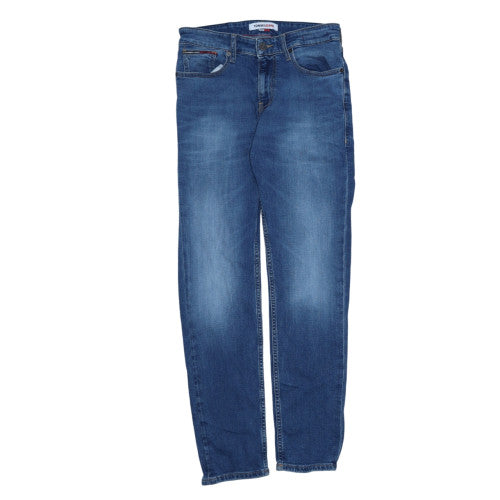 Tommy Jeans Women's Blue Ryan Relaxed Straight Denim Jeans Size 12