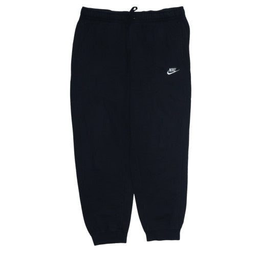 Nike Men's Black Fleece Sweatpants L Regular Fit Tapered Joggers