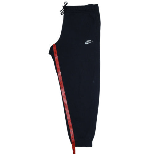 Nike Men's Black Fleece Sweatpants L Regular Fit Tapered Joggers