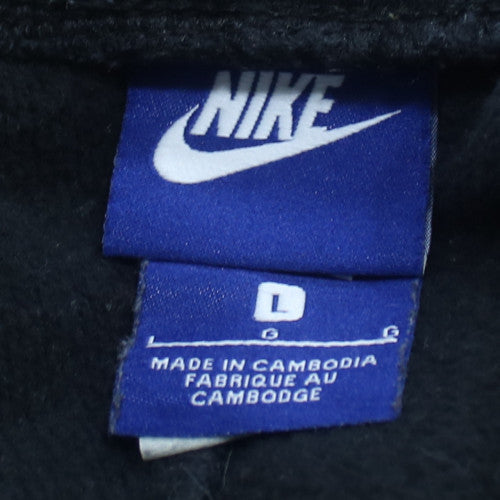 Nike Men's Black Fleece Sweatpants L Regular Fit Tapered Joggers