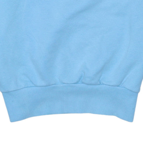 Ellesse Men's Blue Crew Neck Cotton Sweatshirt M Logo Pullover Top