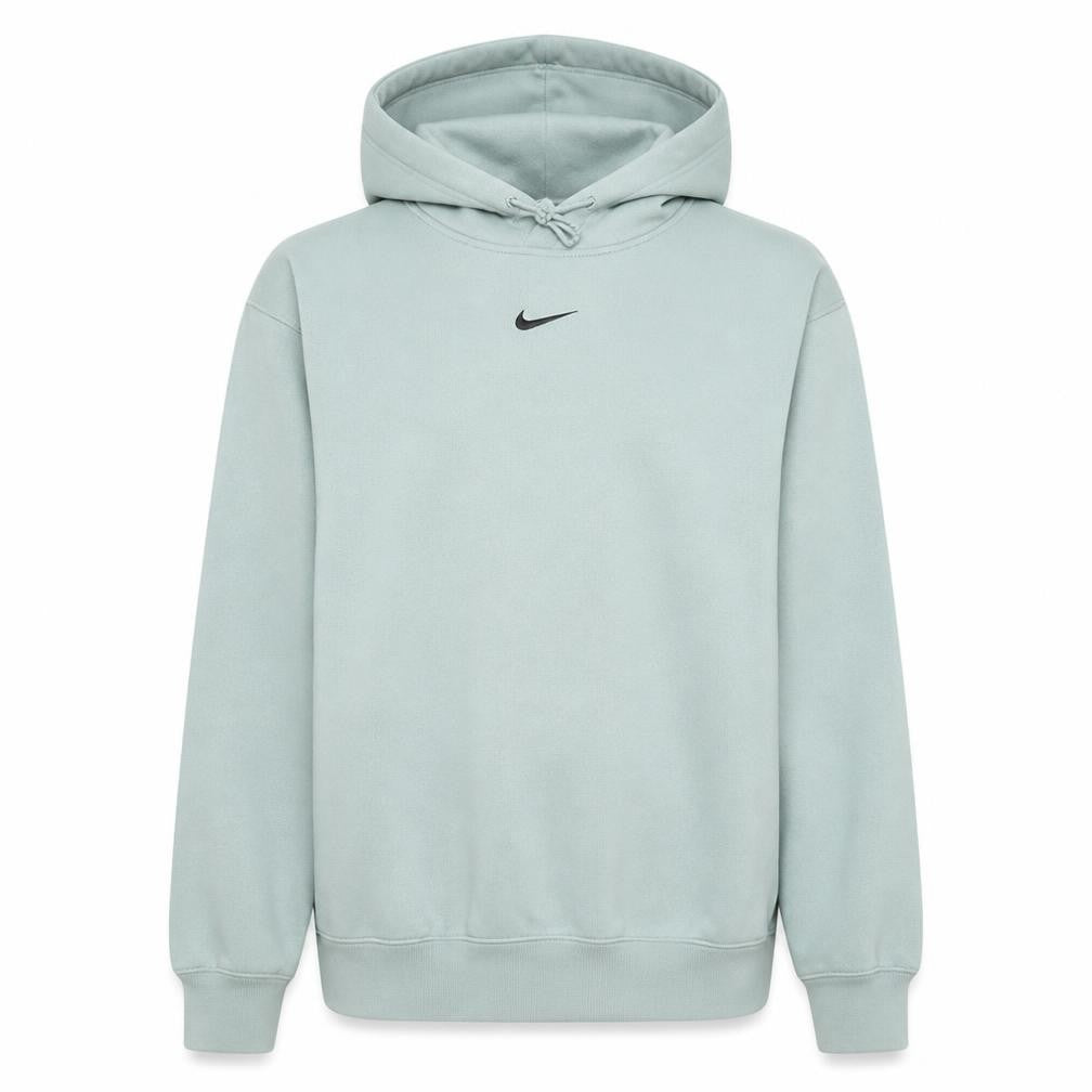 Front view of Nike women’s mint green pullover hoodie xs cotton blend casual