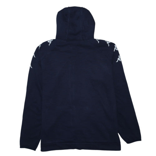 Kappa Men’s Blue Full Zip Hooded Sweatshirt XL Bristol Basketball