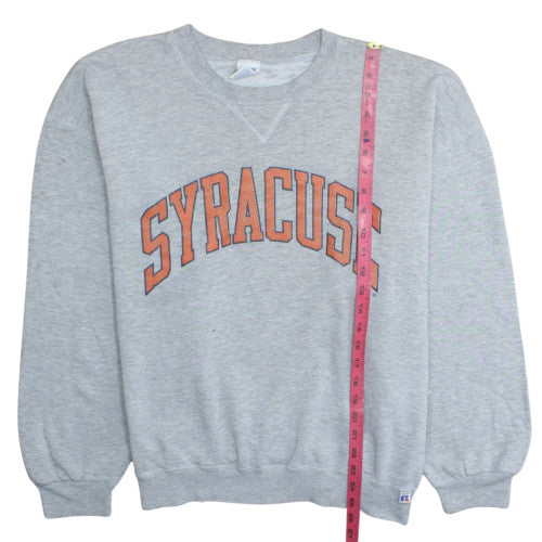 Russell Athletic Men’s Grey Syracuse Graphic Pullover Sweatshirt XL