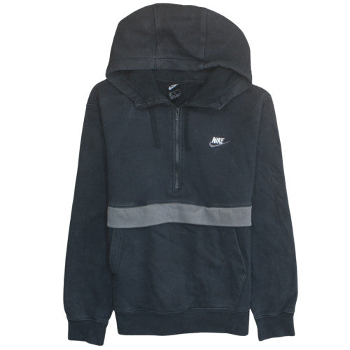 Nike Men's Black M Pullover 1/2 Zip Fleece Hoodie