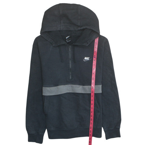 Nike Men's Black M Pullover 1/2 Zip Fleece Hoodie