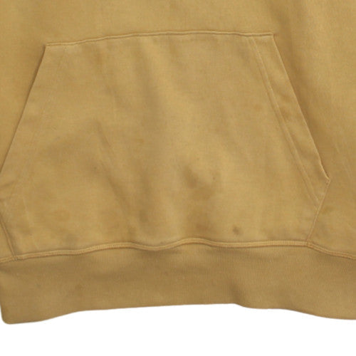 New Balance Men's Brown Pullover Hoodie L Logo Fleece Sweatshirt