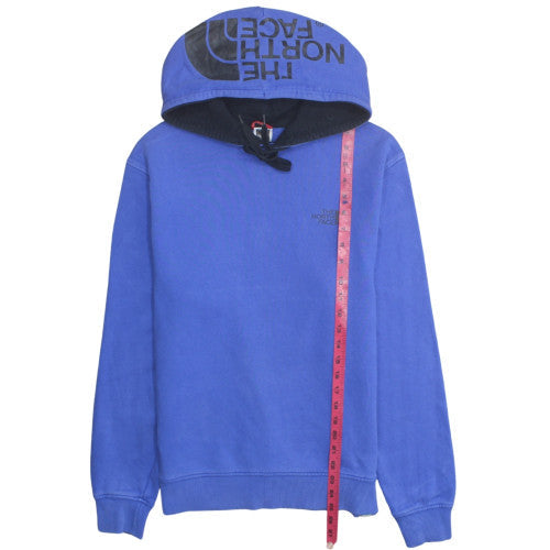 The North Face Men's Blue Pullover Hoodie Size M Outdoor Cotton