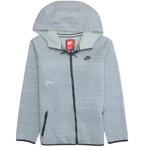 Nike Men's Grey Full Zip Hoodie Size M Regular Fit