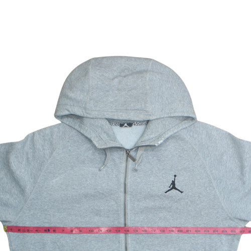 Nike Men's Grey Full Zip Hoodie XL Fleece Sportswear
