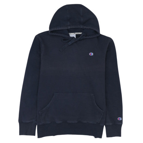 Champion Men's Blue XL Pullover Fleece Hoodie with Logo