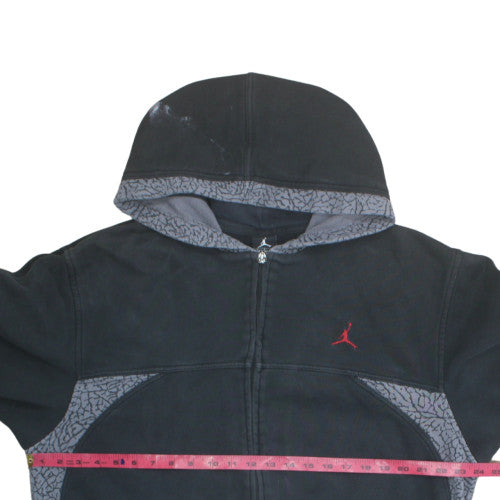 Jordan Men's Black Full Zip Hoodie L Fleece Sportswear