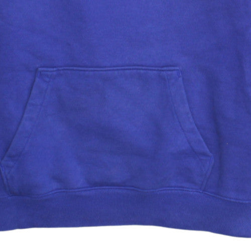 The North Face Womens Blue Pullover Hoodie Large Cotton Logo