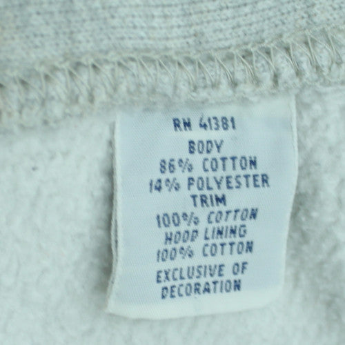 Polo Ralph Lauren Men's Grey Full Zip Hoodie Size L Cotton Blend