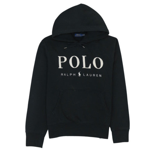 Polo Ralph Lauren Mens Black Large Pullover Hoodie Sweatshirt