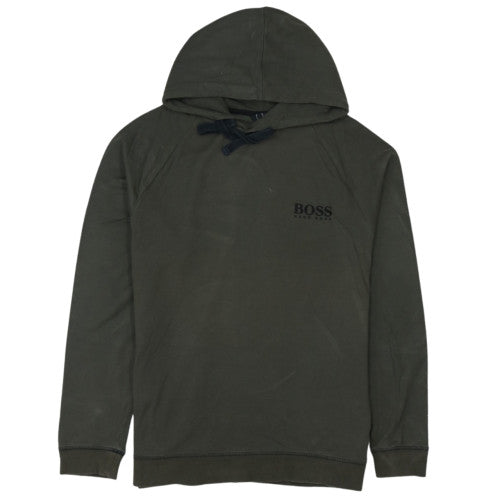 Hugo Boss Men's Green Pullover Hoodie Size M Regular Fit