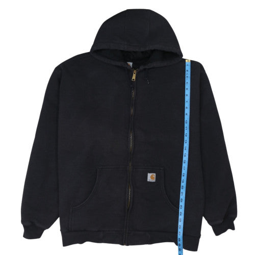Carhartt Men's Black 4XL Tall Full Zip Hooded Work Hoodie
