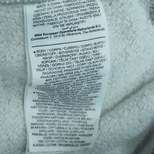 Nike Womens Grey XS Pullover Hoodie Cotton Blend Sweatshirt