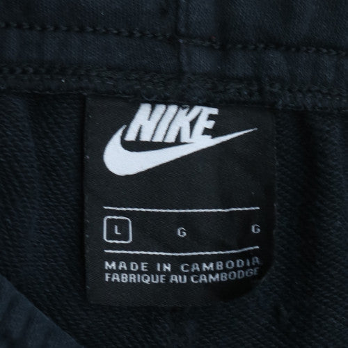 Nike Men's Black Jogger Trousers L Regular Fit Cuffed Sportswear