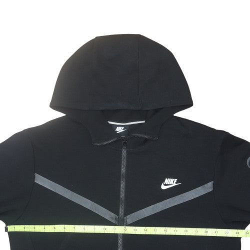 Nike Men's Black XL Full Zip Hoodie Sweatshirt with Logo