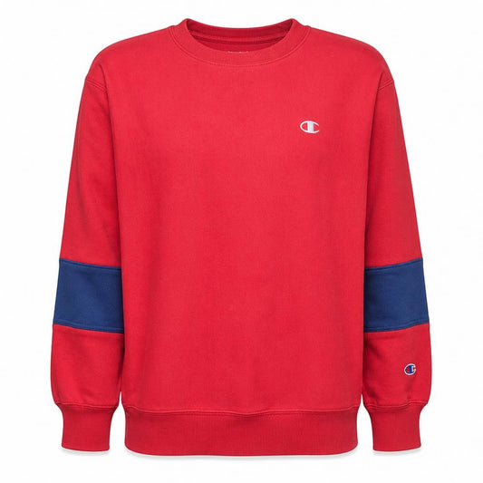 Champion Mens Red Reverse Weave Sweatshirt L Classic Fit