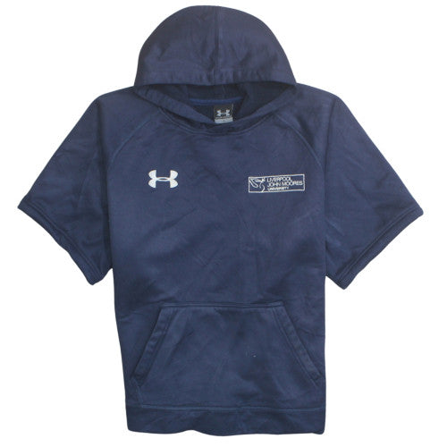 Under Armour Men’s Blue Pullover Short Sleeve Hoodie Size S LJMU Boxing Club