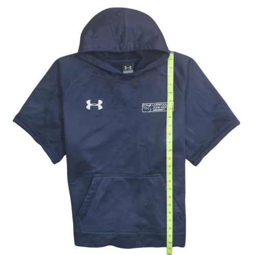 Under Armour Men’s Blue Pullover Short Sleeve Hoodie Size S LJMU Boxing Club