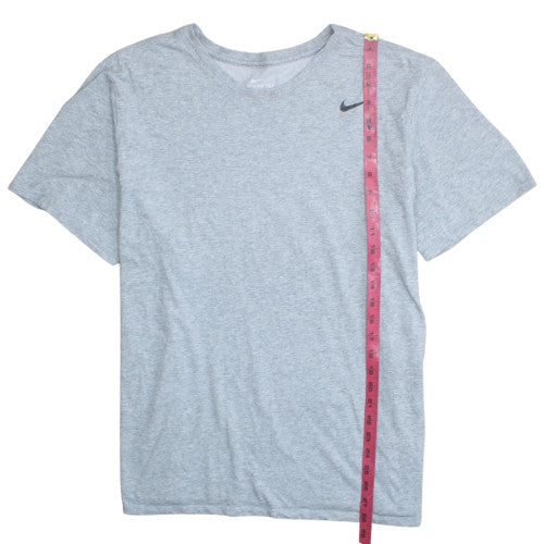Nike Men's Grey 2XL Dri-Fit Athletic Crew Neck Sports T-Shirt