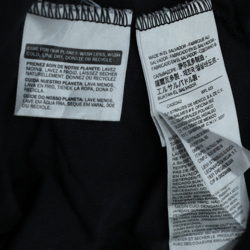 Levi's Men's Black XL Graphic Print Crew Neck T-Shirt