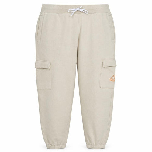 Kappa Men's Beige 2XL Jogger Fleece Trousers with Pockets