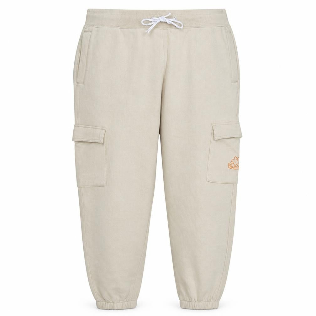 Kappa Men's Beige 2XL Jogger Fleece Trousers with Pockets