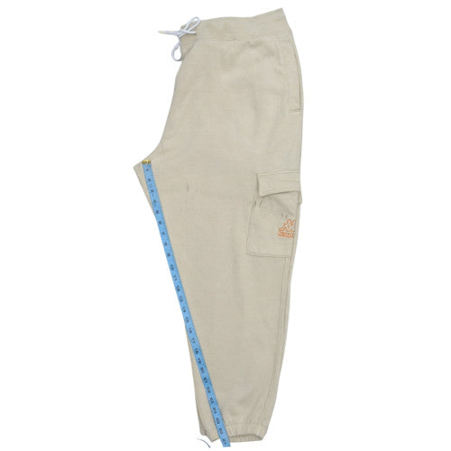 Kappa Men's Beige 2XL Jogger Fleece Trousers with Pockets
