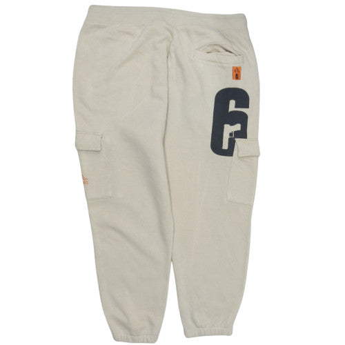 Kappa Men's Beige 2XL Jogger Fleece Trousers with Pockets