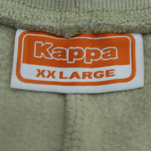 Kappa Men's Beige 2XL Jogger Fleece Trousers with Pockets