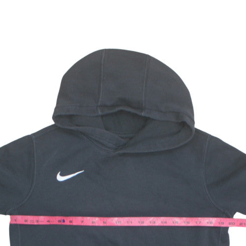 Nike Boys Black XL Pullover Hoodie with White Logo Kangaroo Pocket