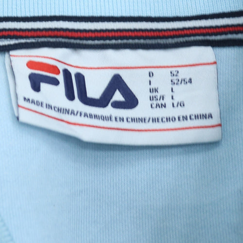 FILA Men’s Blue Full Zip Sweatshirt L Sports Style